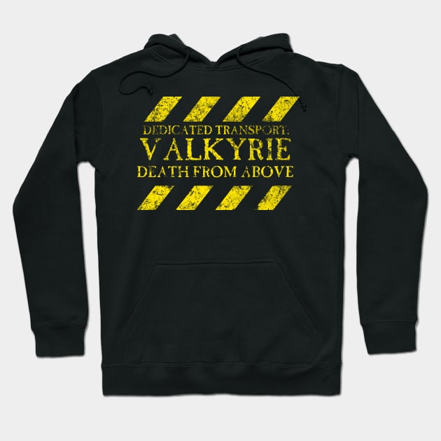 Dedicated Transport Valkyrie Hoodie by SimonBreeze